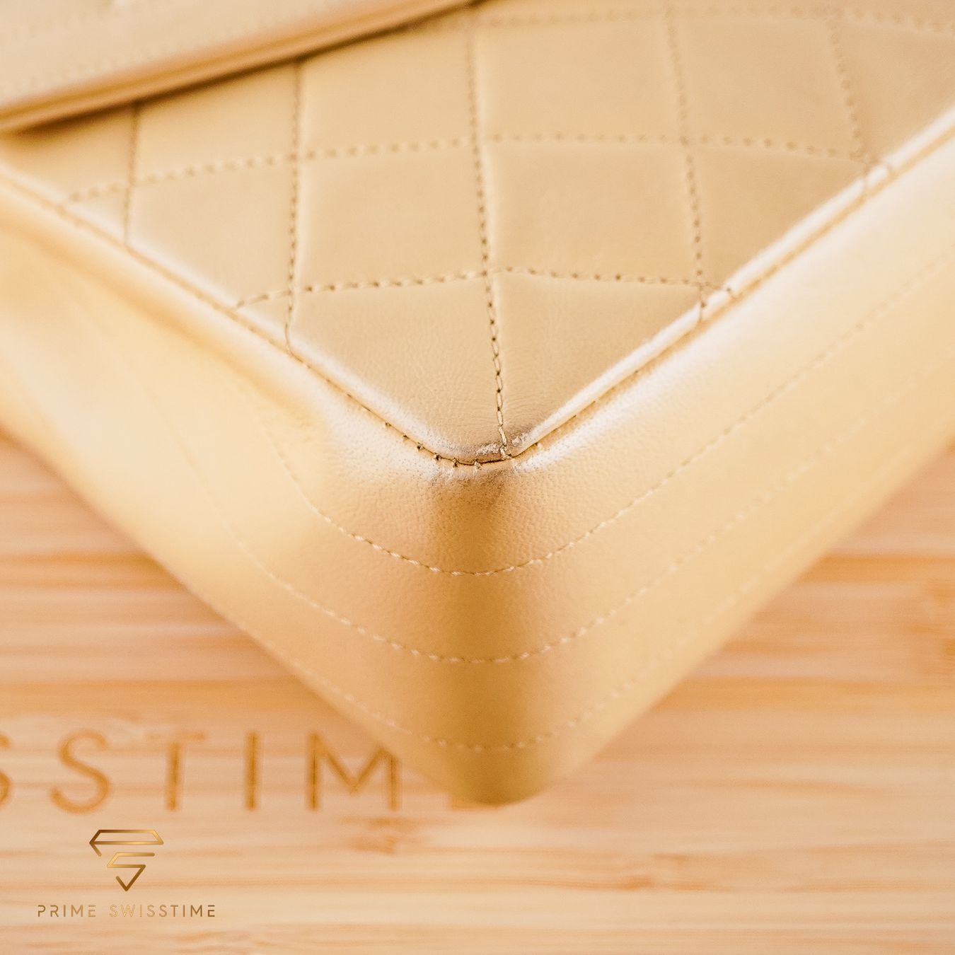 Chanel Borse da donna: Chanel Single Flap Beige Leather Bag – Usato da Luzern venduto da PrimeSwissTime 5
