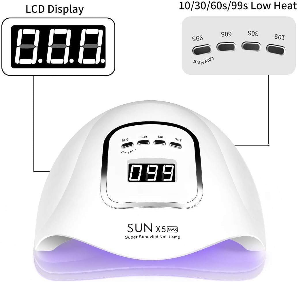 Lampade: Professionelle 150W UV/LED Nagellampe mit Sensor LCD Display – Nuovo e nell'imballaggio originale da Genève venduto da Lotus-18 3