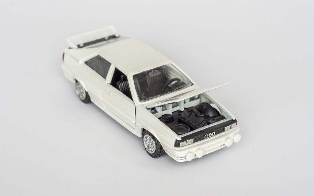 Conrad Modellini d'auto: Audi Quattro Rallye - Conrad 1:43 OVP – Nuovo e nell'imballaggio originale da Spiez venduto da Mlandcruiser 5