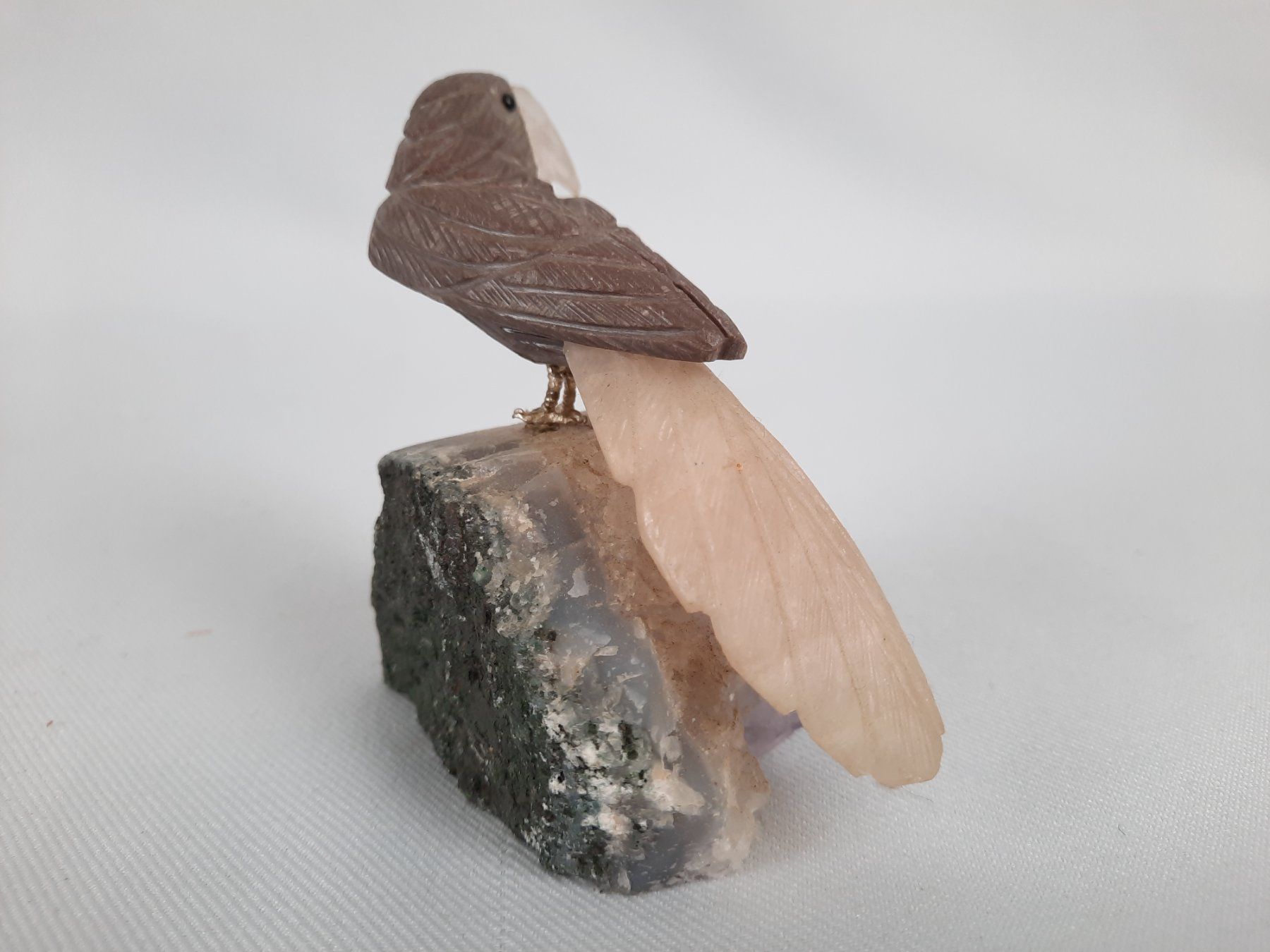 Minerali & Pietre curative: 2 Amethysten mit Vögeln – Usato da Beinwil am See venduto da Restwert_Beinwil 5