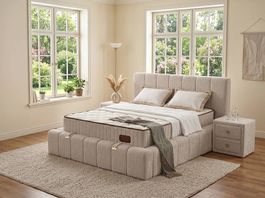 Bequemes moderne und neue Bett mit Matratze120x200bis200x200