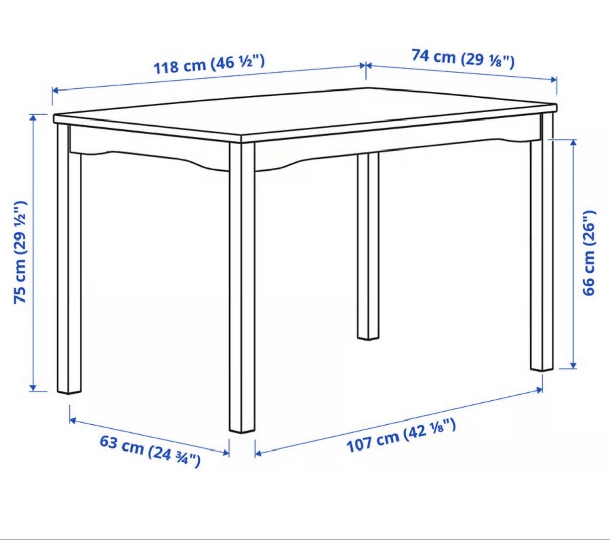 Tischset: Ikea Dining set (table with 4 chairs) – Gebraucht aus Meilen von lia_6py6 2