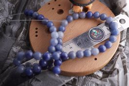 Aveturin Blau 8mm  Strang   –Edelsteinstube Rausverkauf
