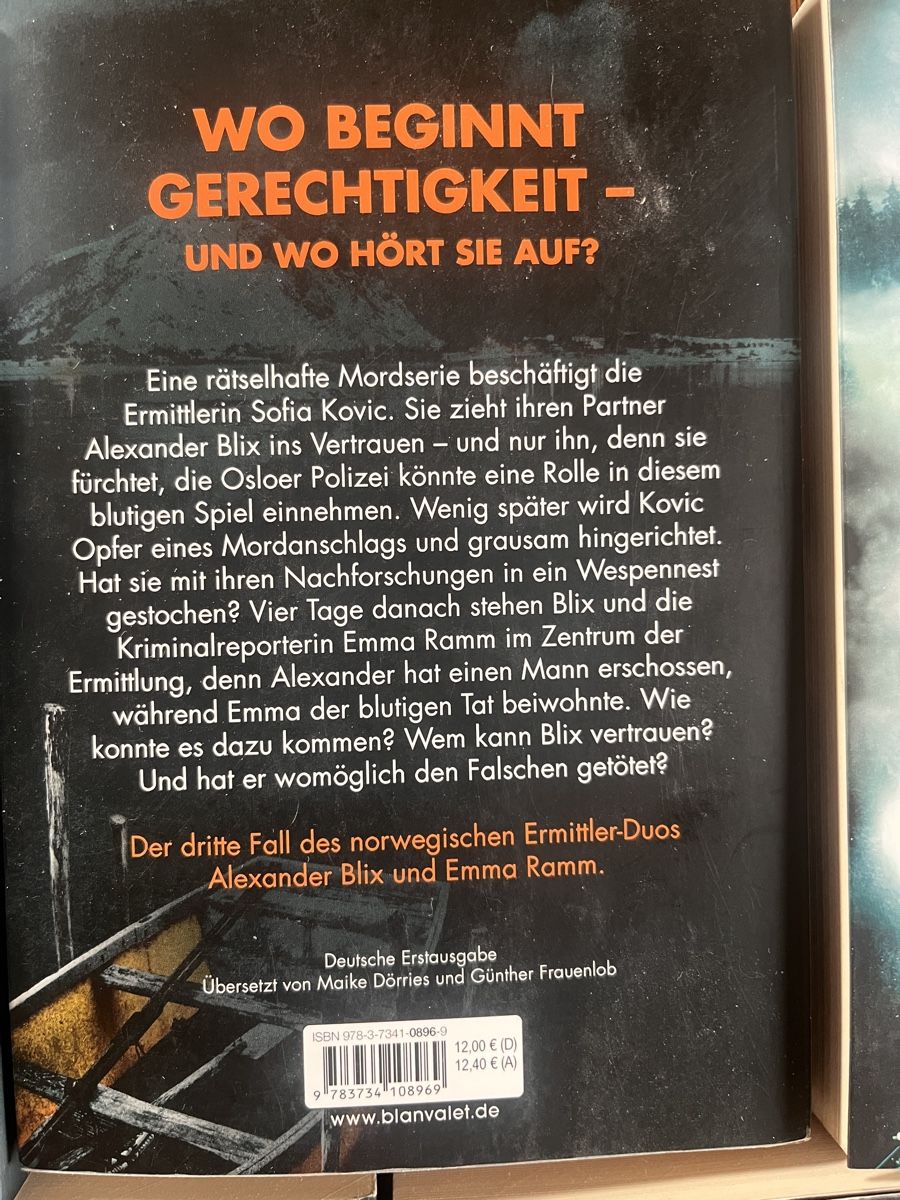 Bücher: 5 x Alexander Blix und Emma Ramm – Gebraucht aus Laupen BE von Rohe5500 2