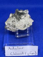 Mineral Stufe Adular Chlorit grün ca 28g 4cm gross