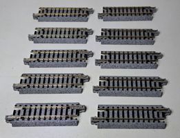 10 x Kato Gleis Gerade S 62 mm gebraucht wie Neu Spur N