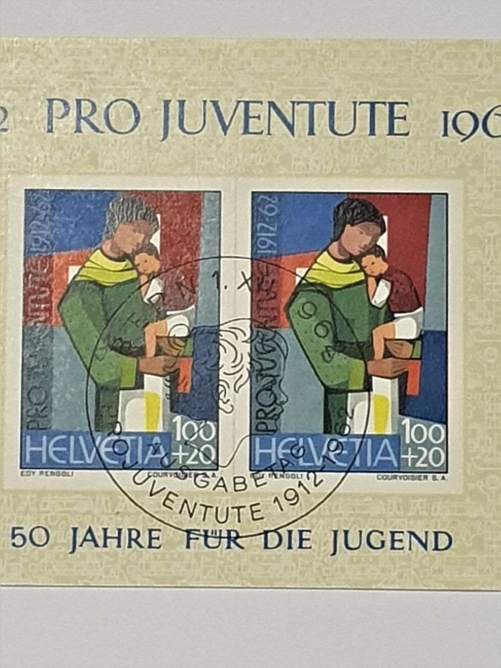 Tutti i francobolli: (90)   Pro Juventute 1962 mit ET-Stempel – Usato da Schwarzhäusern venduto da Inot3 1
