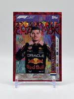 Max Verstappen /499 Red Holo Champion Topps Turbo Attax F1