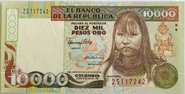 Colombia 10'000 Pesos 1992 - non circ/unz  ****