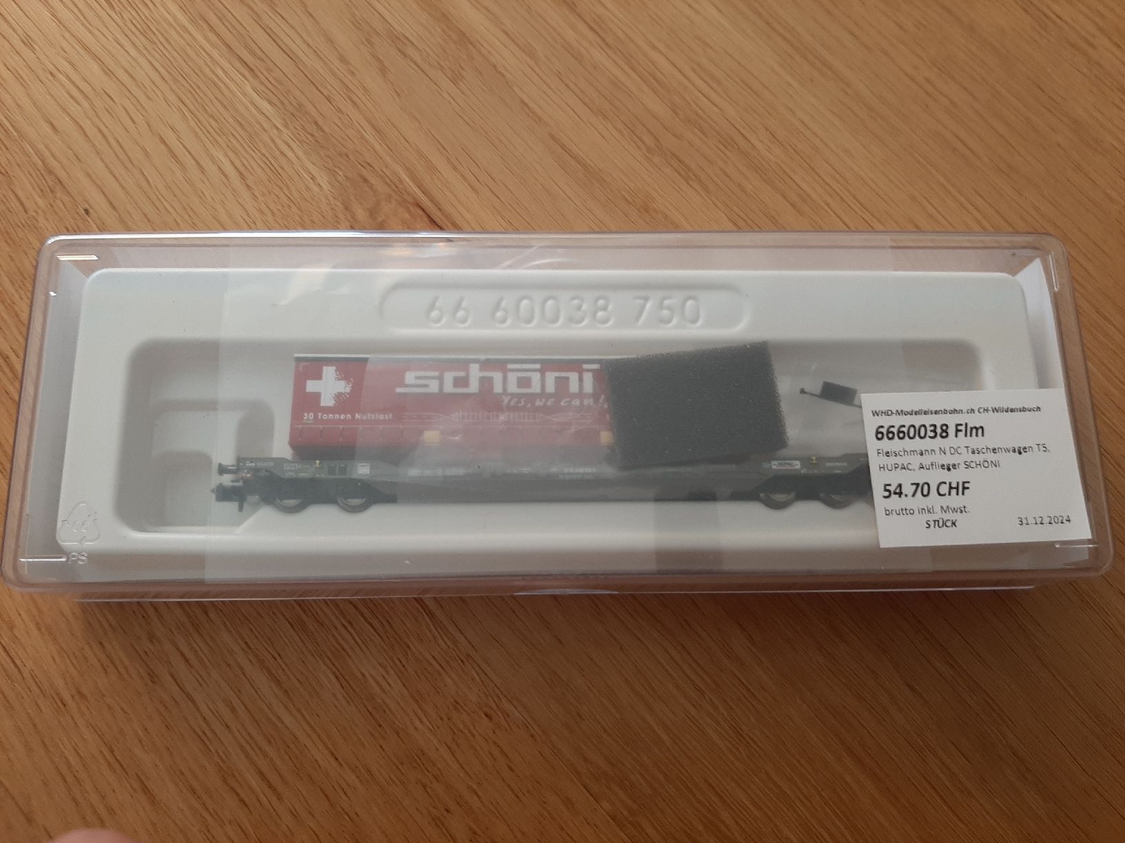 Fleischmann Modelleisenbahnen: Fleischmann 6660038 HUPAC Schöni Spur N – Gebraucht aus Dietlikon von nick911 2