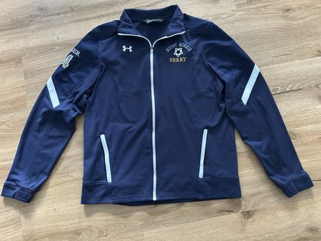 Blaue Sport-Trainingsjacke Fussball, Gr.M – Under Armour