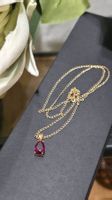 Rubin Halskette und 9c Gold