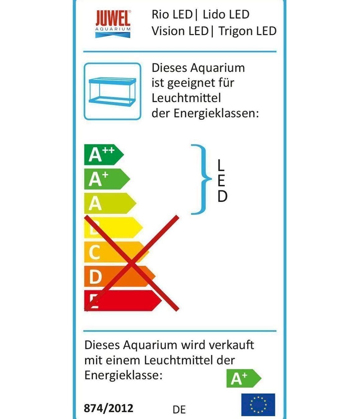 Acquari: Juwel Rio 350 LED Komplett Aquarium – Nuovo e nell'imballaggio originale da Bottighofen venduto da zaap 4