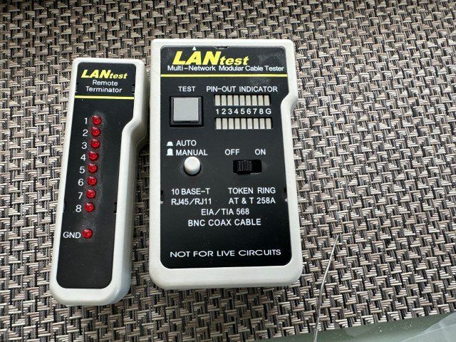 Misurare: Netzwerk Kabel Tester Durchgangstester LAN Messgerät – Usato da Brunnen venduto da 23068