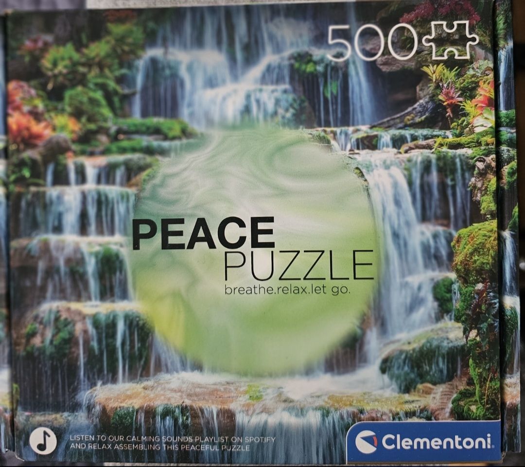 Clementoni Puzzle: Peace Puzzle 500 Teile "Wasserfall" – Usato da Bütschwil venduto da Taranabo 1