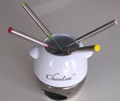 Service à fondue chocolat