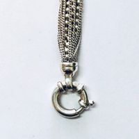 Kette Silber 925 Erbsenkette Gliederketten Italy 45cm