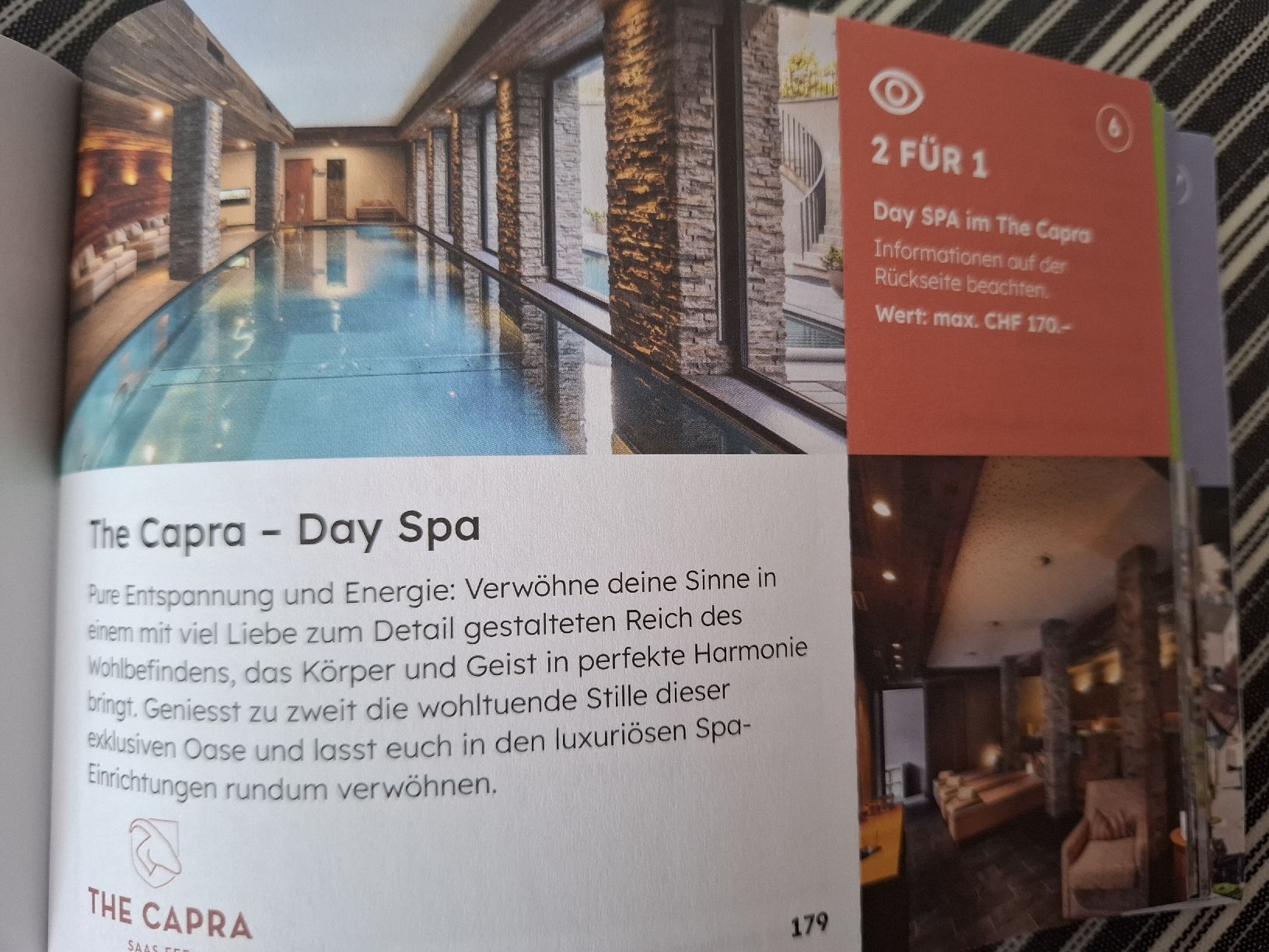 bon day-spa, The Capra (Neuf avec emballage d'origine) à Tramelan pour ...