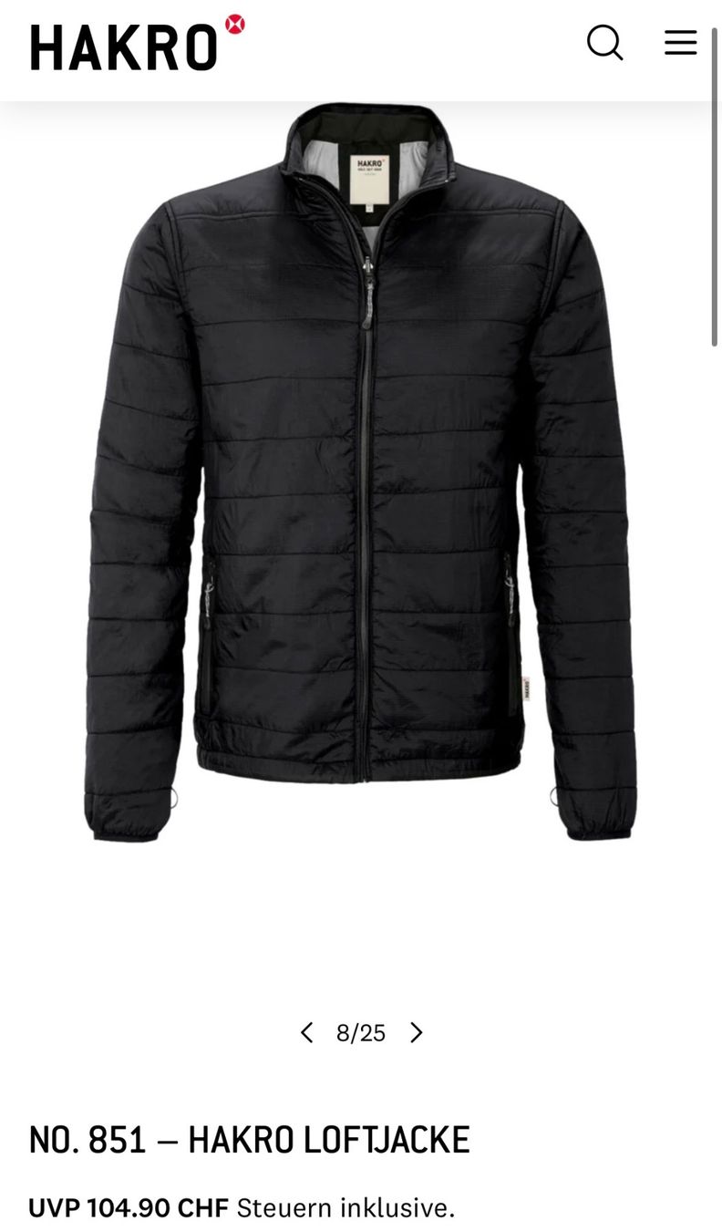 Giacche: Hakro Jacke , Neu  Grösse L, schwarz – Nuovo (secondo la descrizione) da Altdorf UR venduto da Lilelo82