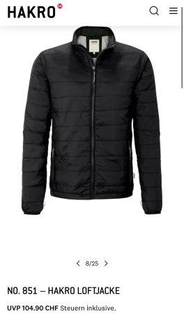 Hakro Jacke , Neu  Grösse L, schwarz