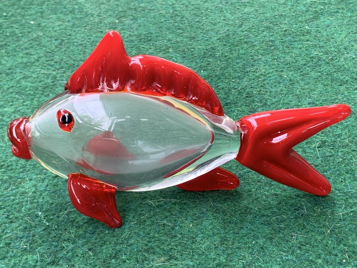 Statuette: Glas - „FISCH“ – Usato da Wangen b. Olten venduto da Finolino28 6