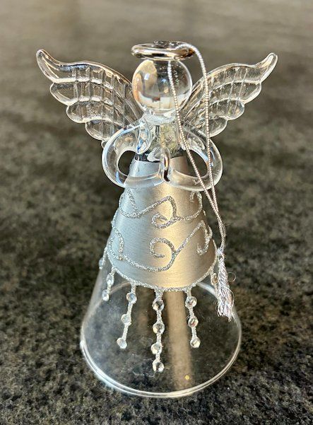 Tutte le decorazioni: Deux anges décoratifs en verre. – Usato da Châtillon JU venduto da laoo 2