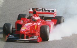 Vintage Foto Eddie Irvine, Imola 1999, Grösse 35x25 cm