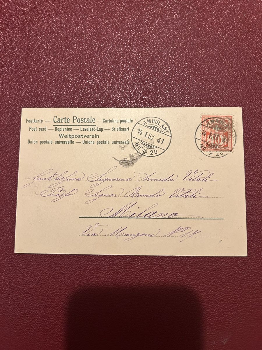Cartoline postali: Felice Lugano 1903 – Usato da Breganzona venduto da Milesbo 1
