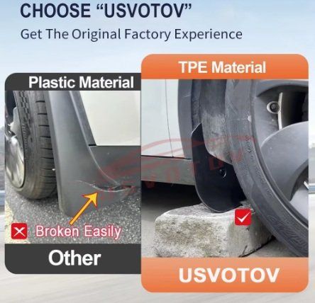 Tesla Tutti pezzi di ricambio auto: Tesla Model Y Mud Flaps Schmutzfänger – Nuovo e nell'imballaggio originale da Watt venduto da Gregster.Ricardo 2