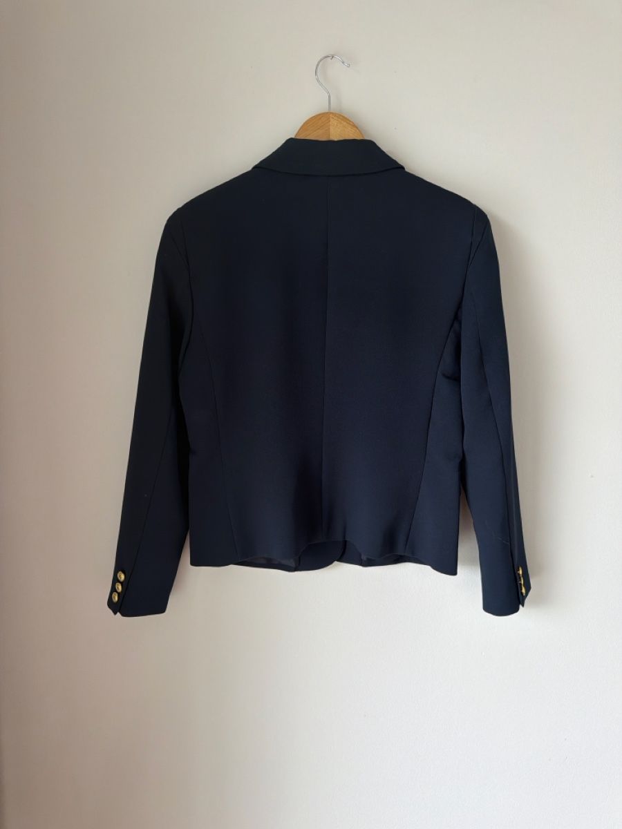 Completi, tute sportive e funzionali: Dunkelblauer Blazer mit goldfarbenen Knöpfen – Nuovo (secondo la descrizione) da Ebikon venduto da WunderKleidung 1