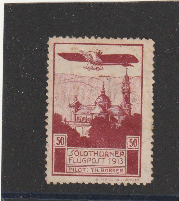 Tutti i francobolli: Flug-Vignette Solothurn 1913 – Usato da Rorschacherberg venduto da fratovi2