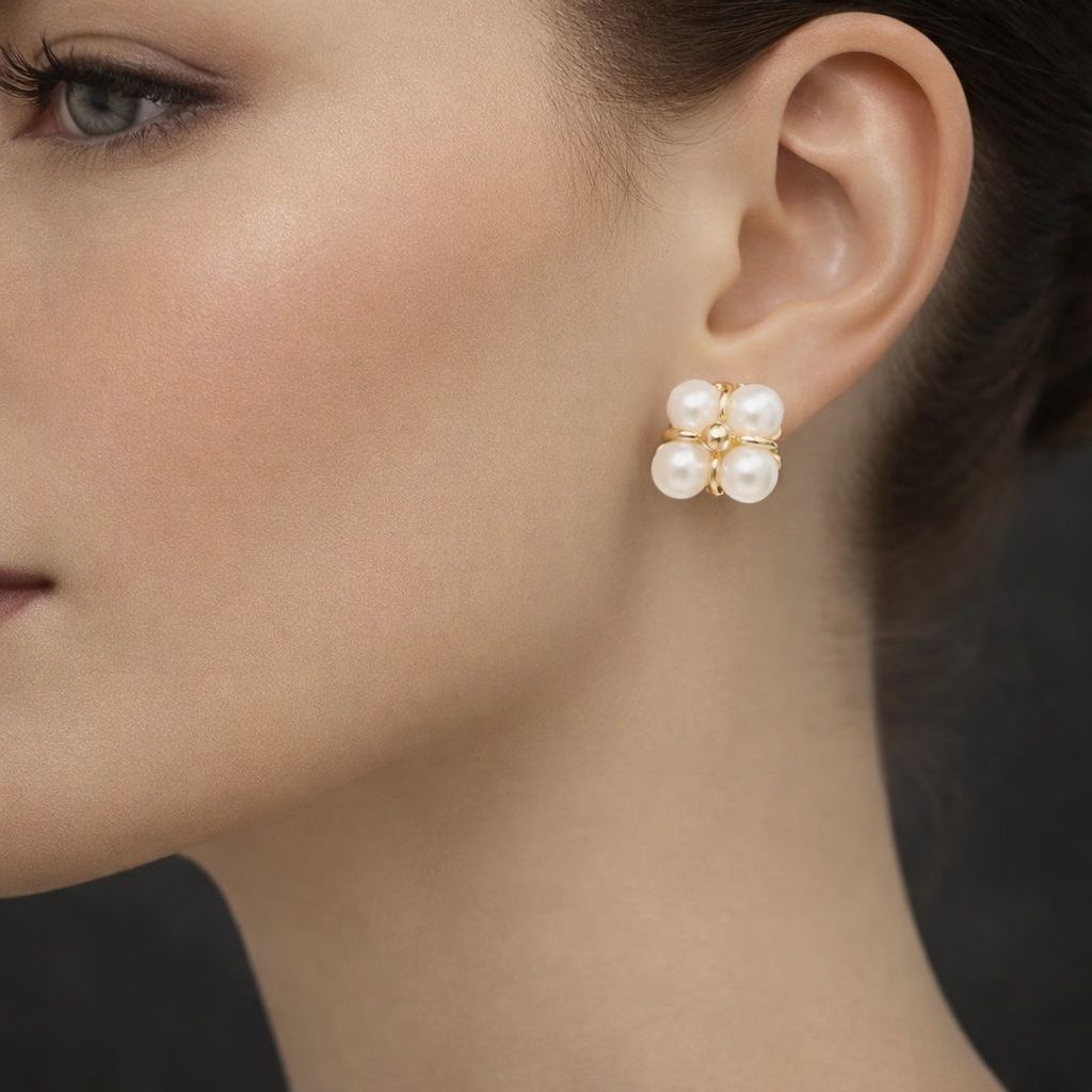 Orecchini pendenti & Orecchini a lobo: Boucles d’oreilles Perla Aurea – Nuovo e nell'imballaggio originale da St-Maurice venduto da Sandrinette123 2