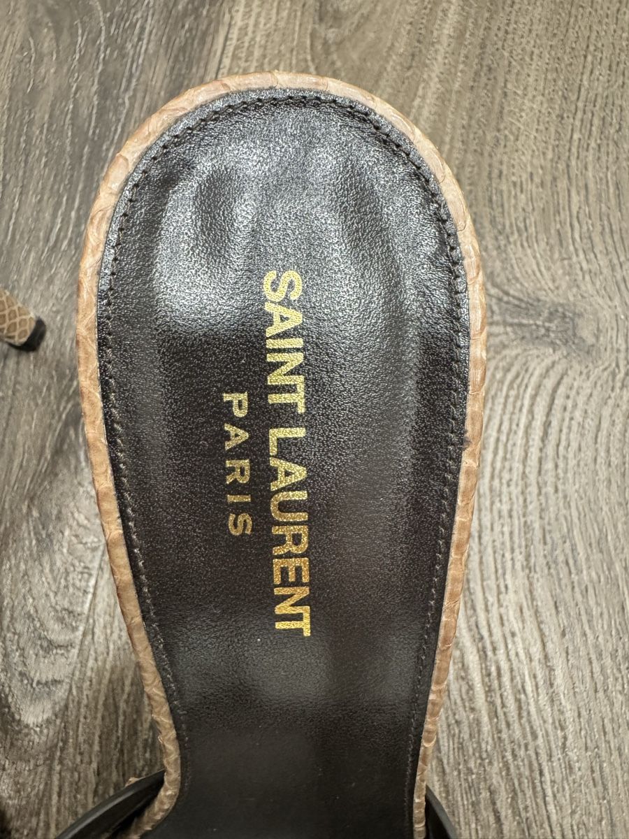 Saint Laurent Scarpe da donna: Saint Laurent Tribute Mules, size 41, Python leather – Usato da Thonex venduto da Lux_brands01 6