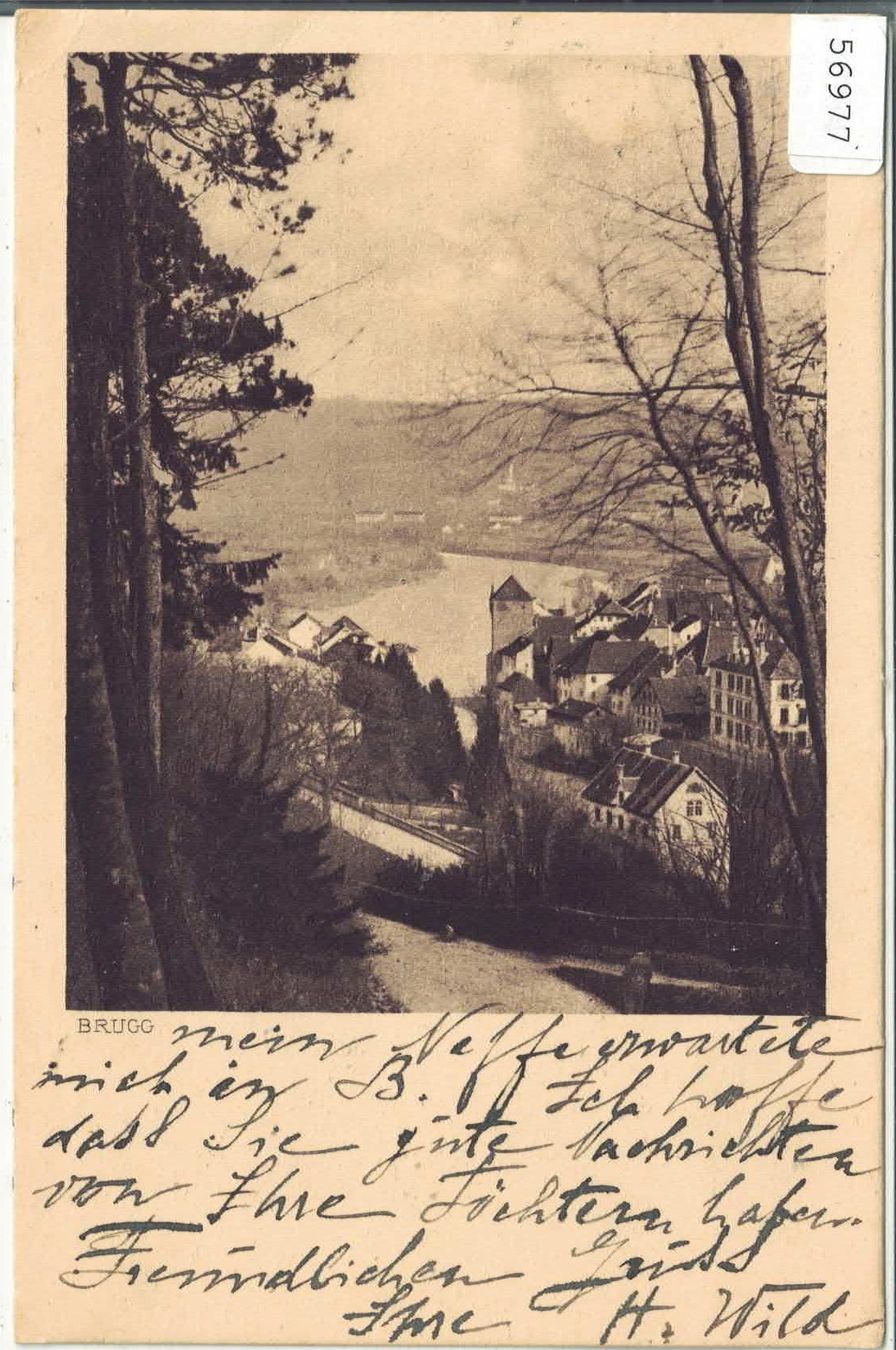 Cartoline postali: Brugg - Generalansicht – Usato da Ettingen venduto da Kartenplanet