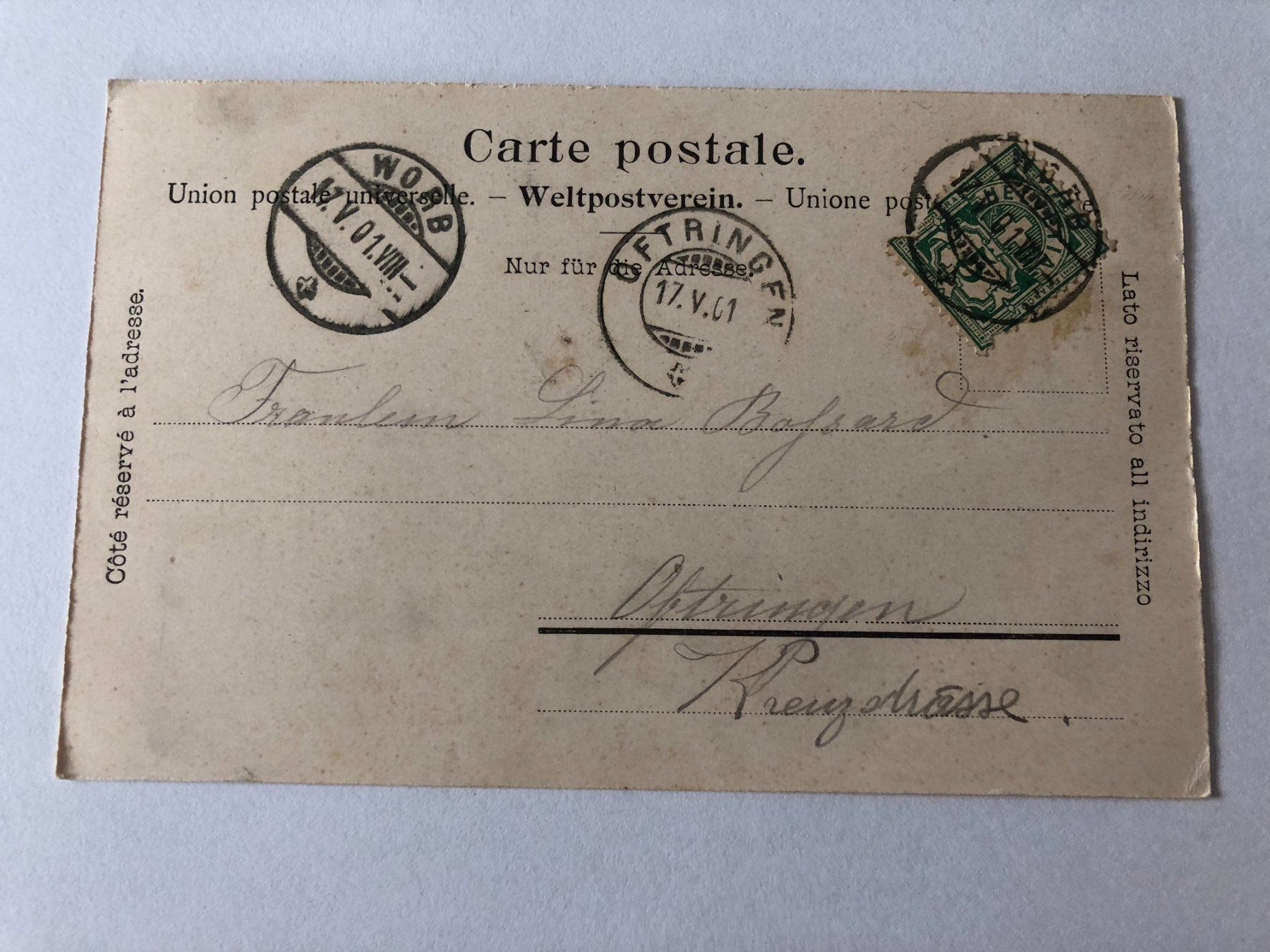 Cartes postales: Worb 1901 – D'occasion à Pfäffikon ZH par Waltoversand 1