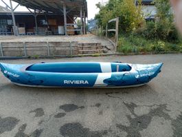 Sevylor Riviera Kajak mit Paddeln und Pumpe guter Zustand