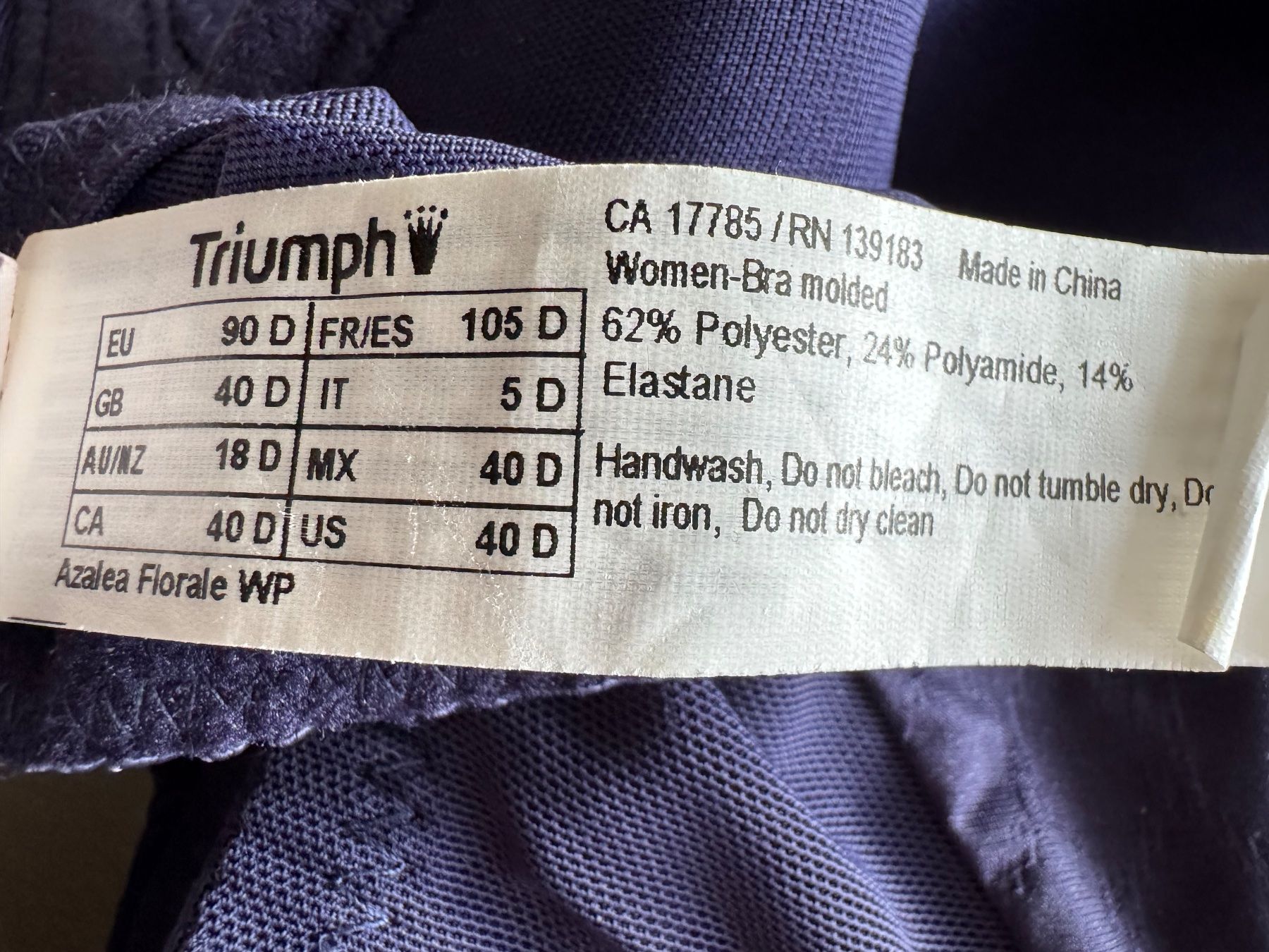 Triumph Altra biancheria intima: BH Marke Triumph Gr. 90D – Nuovo (secondo la descrizione) da Luzern venduto da Ankerli 4