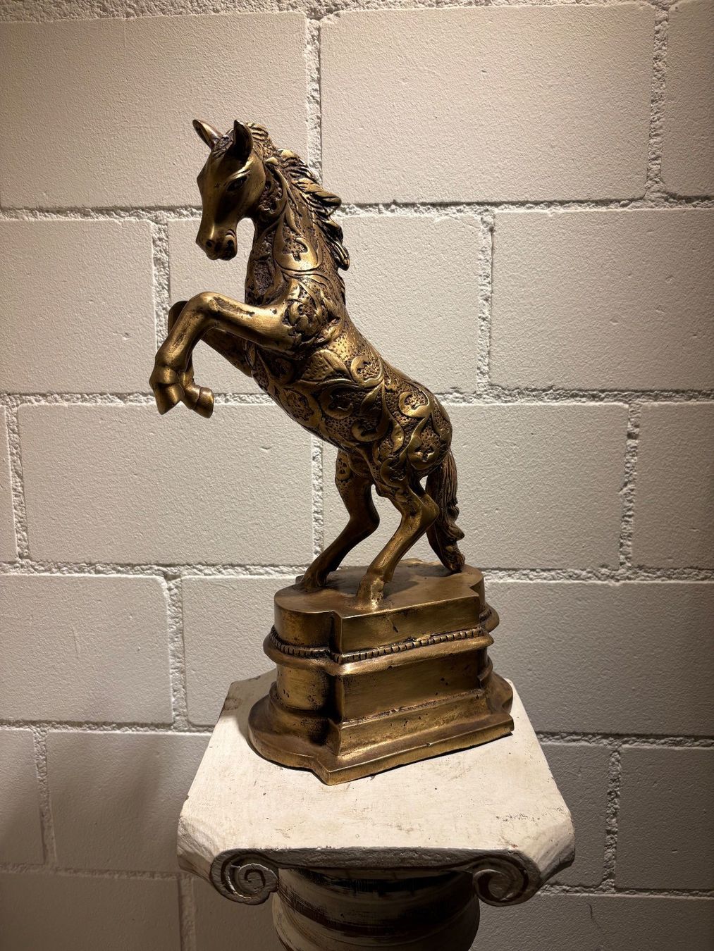 Skulpturen & Statuen: Pferd Messing 39 cm / Rarität Sammlerstück – Gebraucht aus Lenggenwil von Unique_ 1