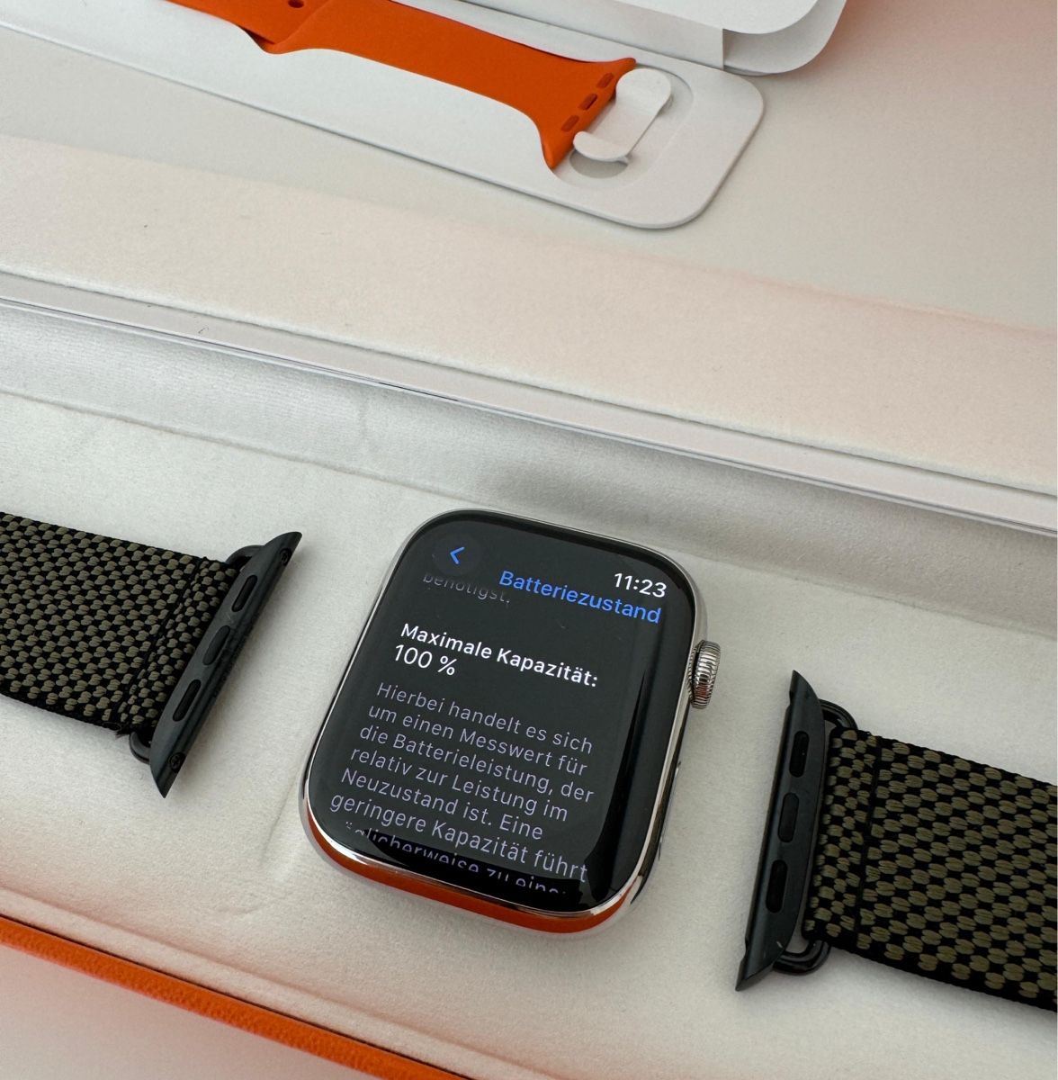 Apple Smartwatch: Hermes Apple Watch Series 9 - Silber - 45 mm – Usato da Oetwil an der Limmat venduto da tommyb1982 2