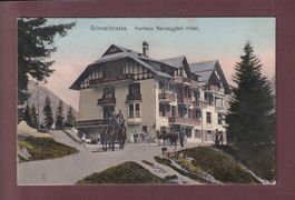 Kurhaus HANDEGGFALL-HOTEL - Kutsche 1907 // Rück verletzt //