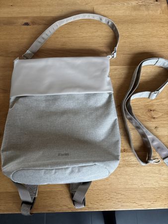 Sac à dos ZWEI Mademoiselle.M/12, couleur beige, neuf!