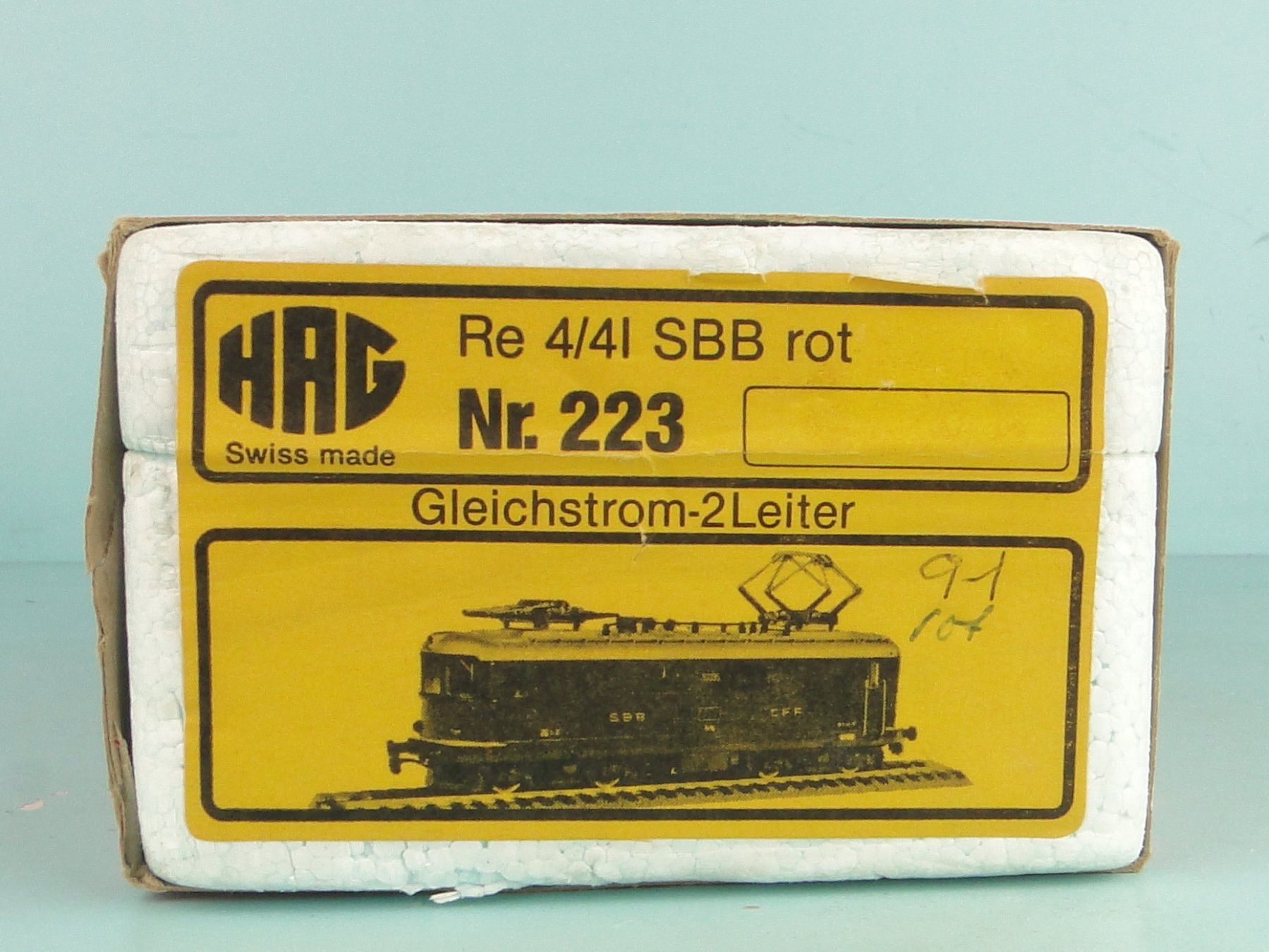 Hag Modellini di ferrovie: HAG 223 SBB Re 4/4 DC – Usato da Bülach venduto da cann11 1