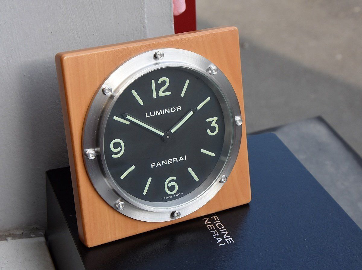 Panerai Orologi: Panerai Tischuhr – Nuovo e nell'imballaggio originale da Thalwil venduto da malexx 9