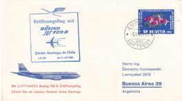 Erstflug Lufthansa Zürich - Buenos Aires 1961