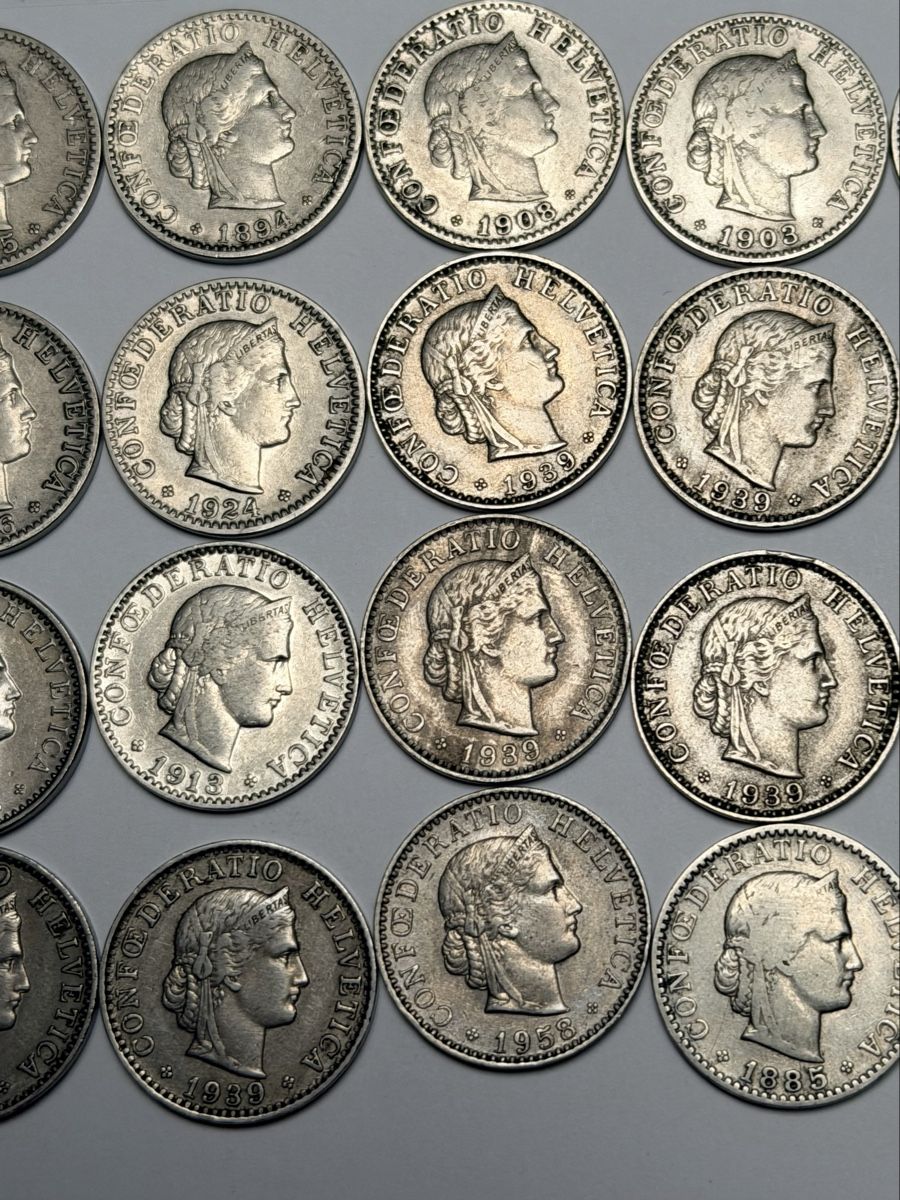 Tutti le monete: 40 pièces 0.20ct 1884-1900  – Usato da La Tour-de-Trème venduto da Ahamaya 3
