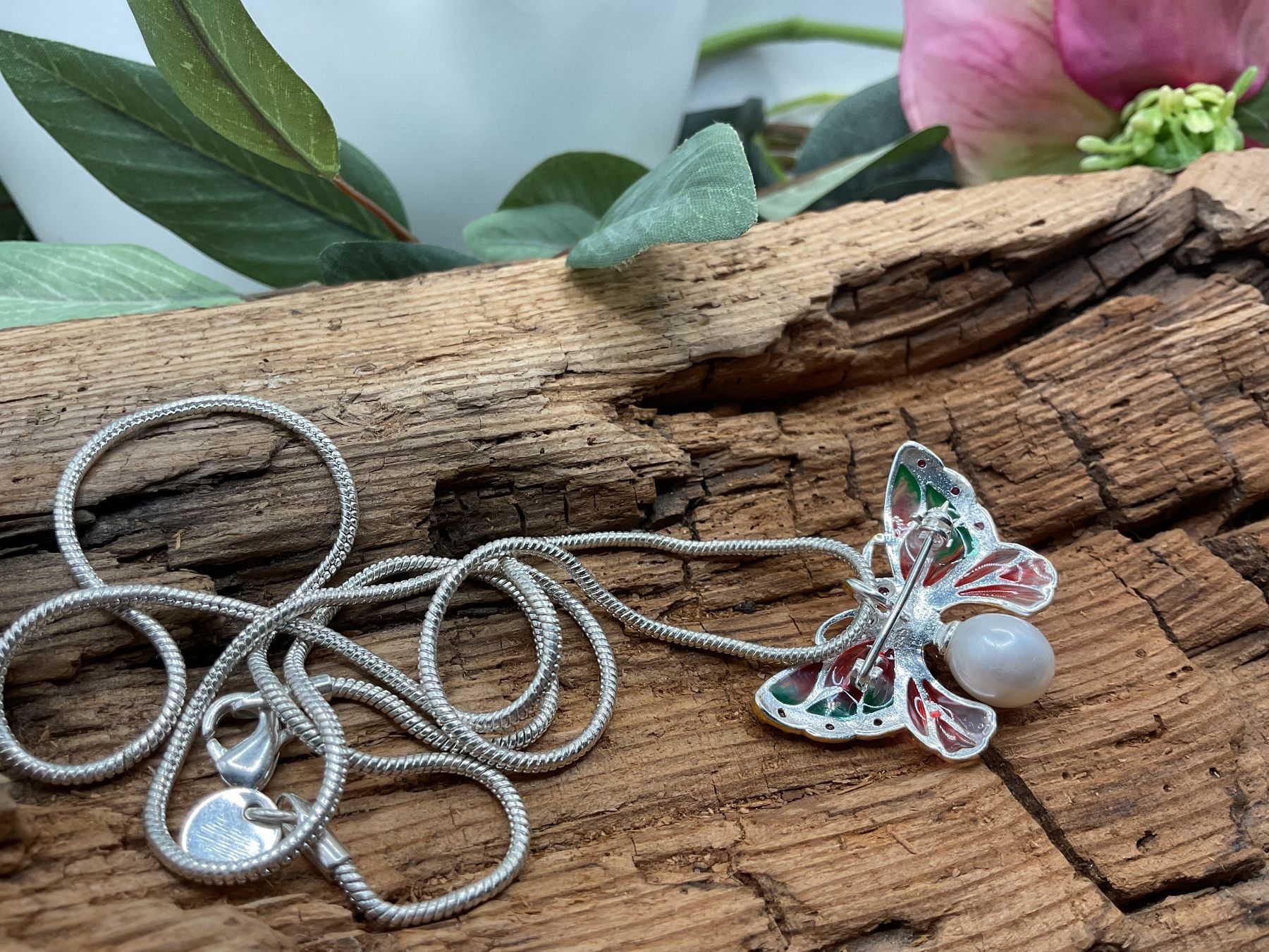 Anhänger: Anhänger Sterlingsilber, Emaille und Rubine – Neu (gemäss Beschreibung) aus luzern von Alpendorf1 4