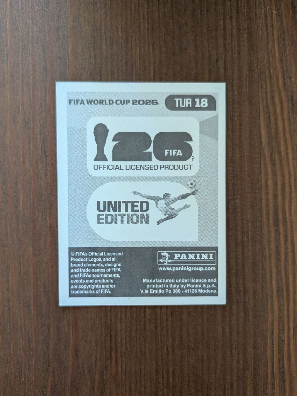 Panini Carte collezionabili: Panini Bild TUR 18 – Usato da Eschenbach SG venduto da SanFranciscoCalifornia 1