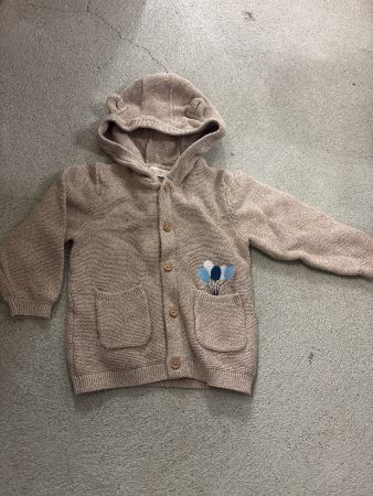 Strickjacke Baby NEU Kleinkind 86/92 beige Lupilu Ballons