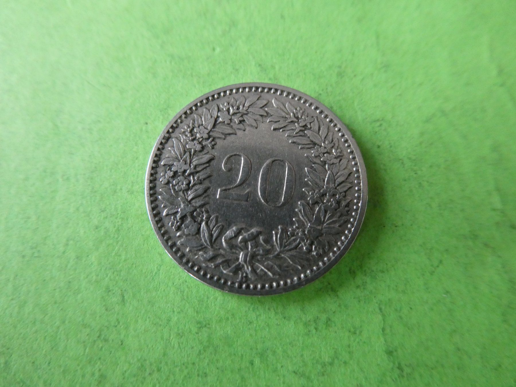 Toutes les monnaies: Schweiz 1899, 20 Rappen – Neuf (Voir description) à Hinterforst par Rohusri 1
