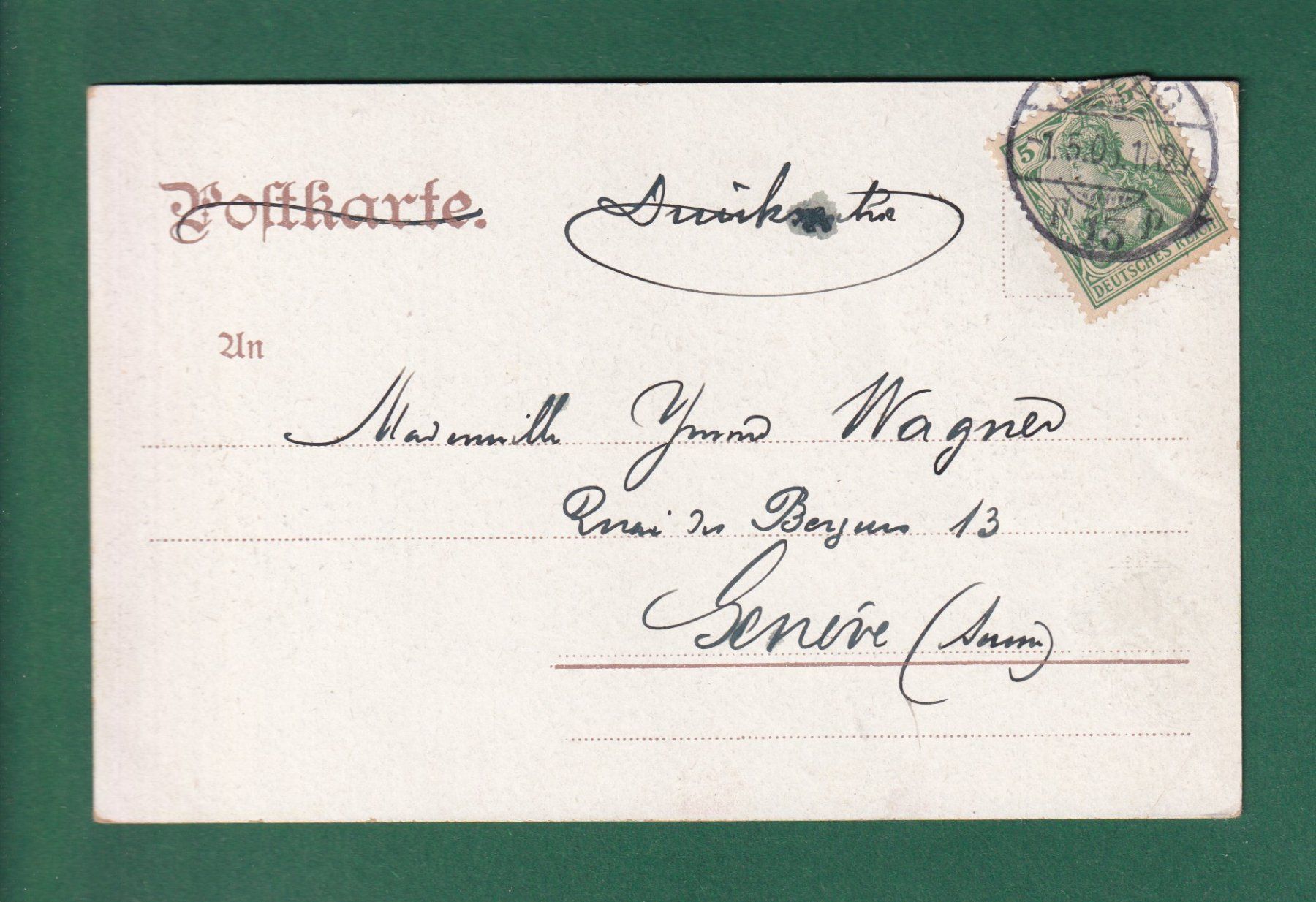 Cartes postales: LEIPZIG - Augustusplatz - 1905 – D'occasion à Pully par nicecards-shop 1